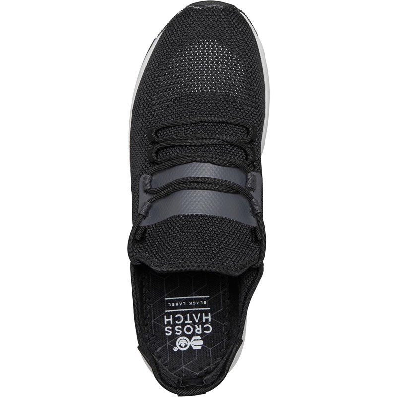 Crosshatch Mens Carrtona Trainers Black