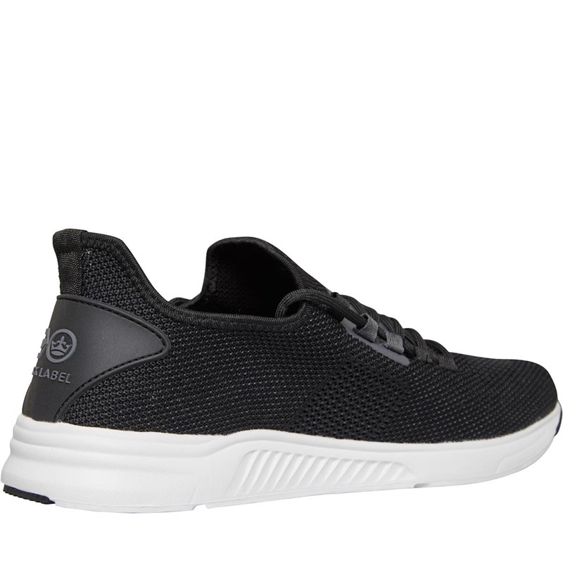 Crosshatch Mens Carrtona Trainers Black