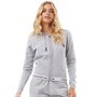 Crosshatch Sweats à Capuche Jacklight Femme Gris Chiné