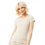 Crosshatch Womens Evermoore T-Shirt Stone