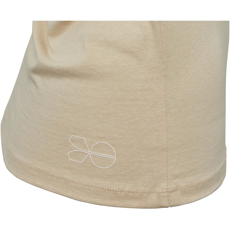 Crosshatch Womens Evermoore T-Shirt Stone