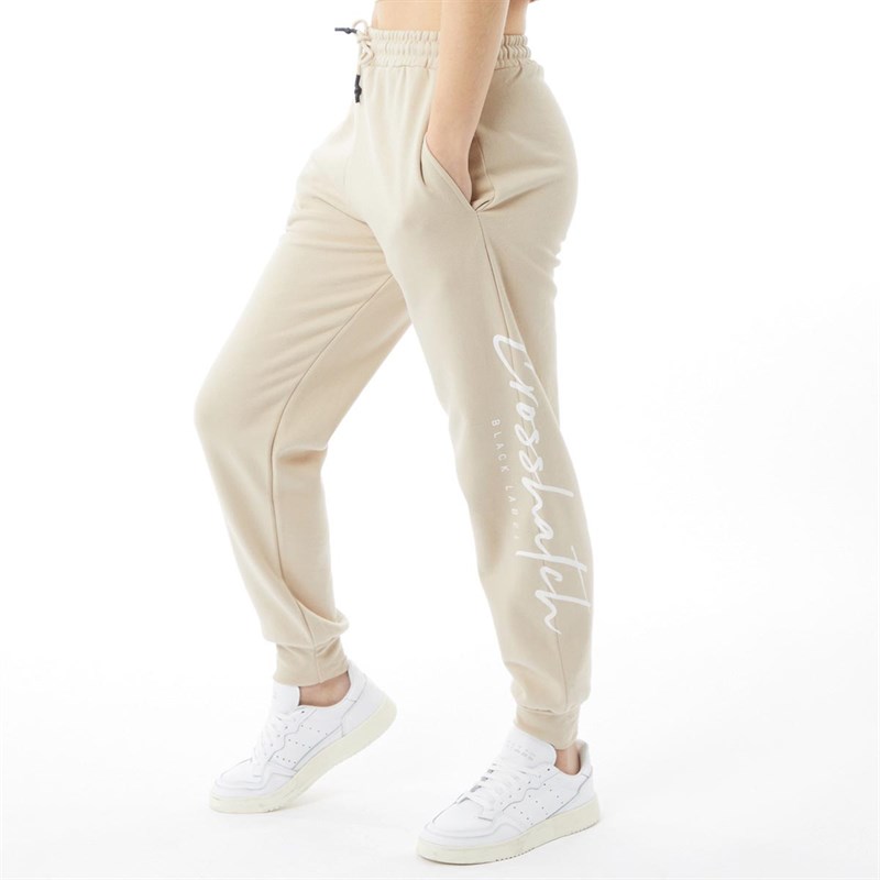 Crosshatch Damen Evermoore Jogginghosen Steingrau