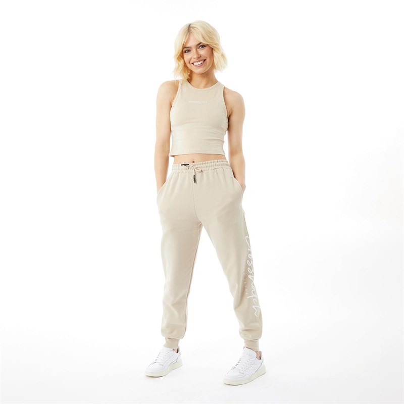 Crosshatch Damen Evermoore Jogginghosen Steingrau