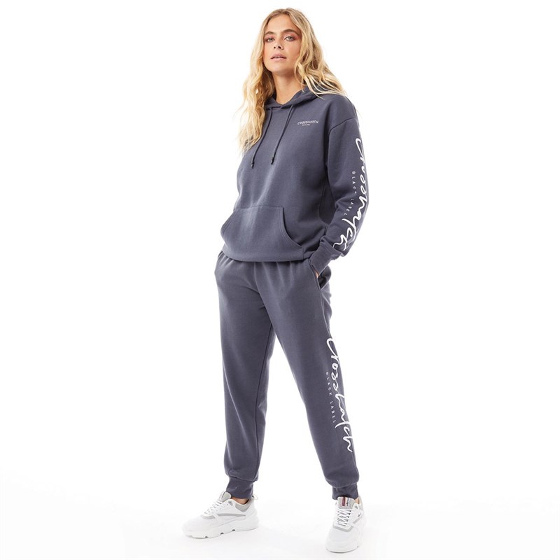 Crosshatch Womens Evermoore Joggers Navy