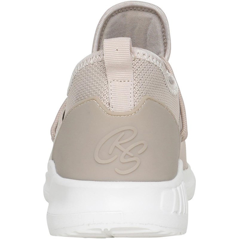 Crosshatch Mens Arroios Trainers Stone