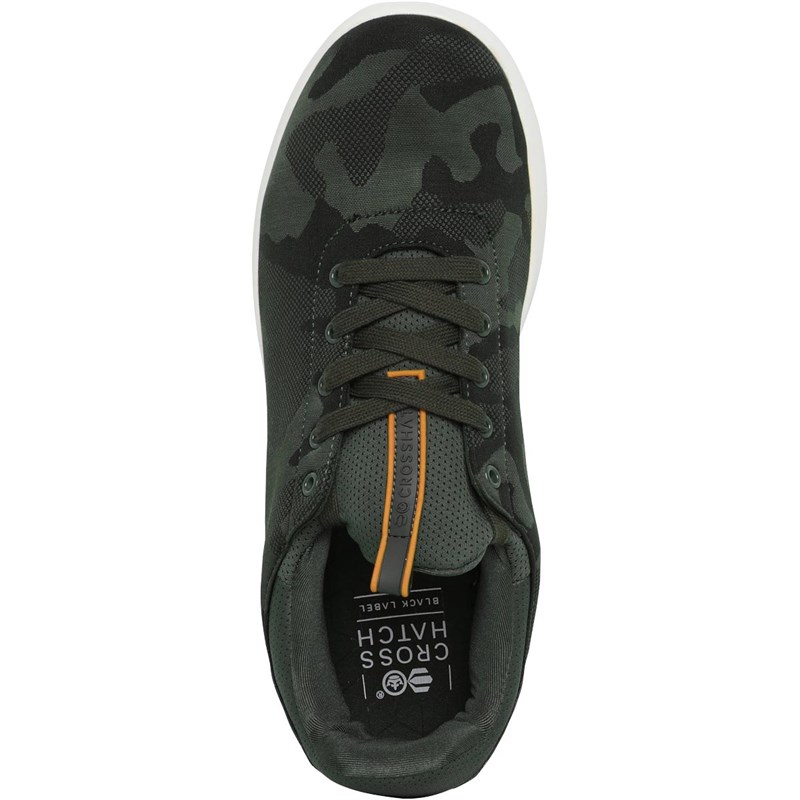 Crosshatch Mens Alesund Trainers Khaki