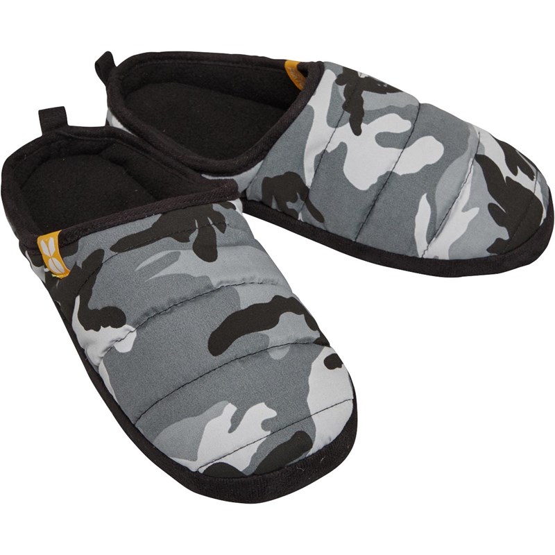 Buy Crosshatch Mens Padfoot Padded Slippers Camo Black