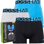 Crosshatch Herren Dumas Boxershorts Schwarz
