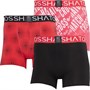 Crosshatch Herren Fadez Boxershorts Magenta