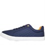 Crosshatch Mens Huseby Canvas Pumps Navy