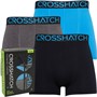 Crosshatch Boxers Knightling Homme Bleu