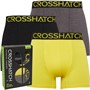 Crosshatch Boxers Knightling Homme Jaune