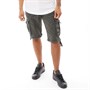 Crosshatch Mens Oprah Twill Combat Shorts Raven