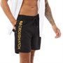 Crosshatch Herren Eastfan Badeshorts Schwarz