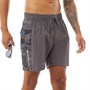 Crosshatch Herren Mansons Badeshorts Anthrazit