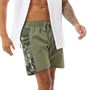 Crosshatch Shorts de Bain Mansons Homme Olive