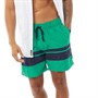 Crosshatch Shorts de Bain Menlink Homme Vert