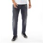 Crosshatch Mens Emaciated Distressed Skinny Jeans Grey