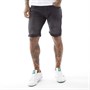 Crosshatch Short en jean Tadcaster Homme Noir