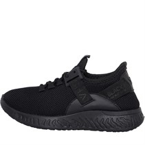 Crosshatch Junior Boys Ceaze Trainers Black