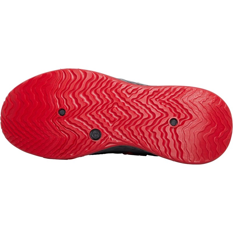 Crosshatch Junior Boys Ceaze Trainers Black/Red