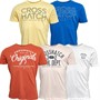 Crosshatch Mens Feltcast Five Pack Printed T-Shirts Assorted