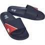 Crosshatch Mens Ventamoore Slides Navy/Red