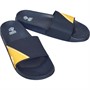 Crosshatch Mens Ventamoore Slides Navy/Yellow