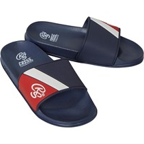 Crosshatch Junior Boys Candeep Slides Navy/Red