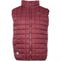 Crosshatch Vestes sans Manches Homme Bordeaux
