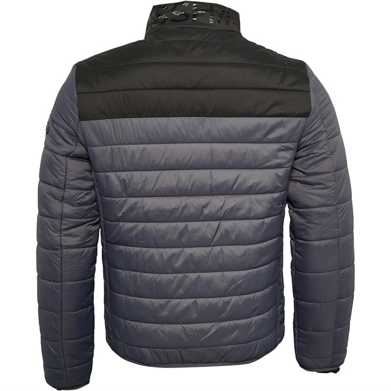 Crosshatch Vestes Puffa Presnell Homme Gris