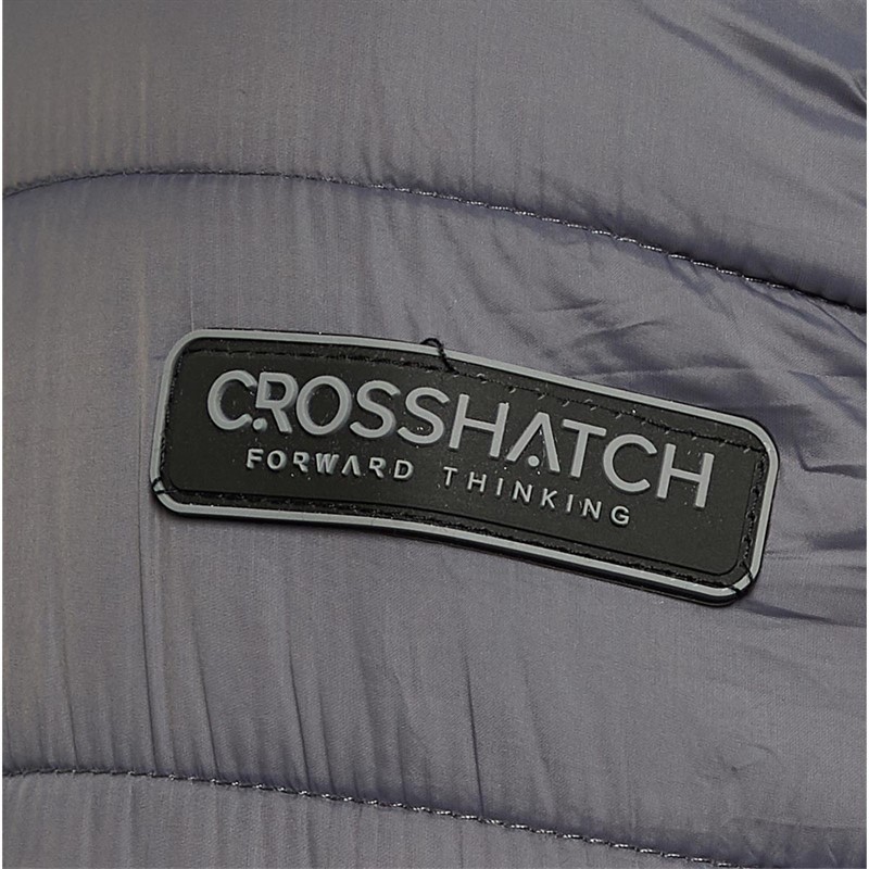 Crosshatch Vestes Puffa Presnell Homme Gris