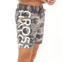 Crosshatch Mens Flingcross Swim Shorts Grey Camo