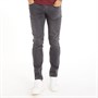 Crosshatch Mens Malcolm Slim Fit Jeans Dark Charcoal
