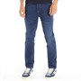 Crosshatch Mens Lampoons Slim Fit Jeans Stonewash