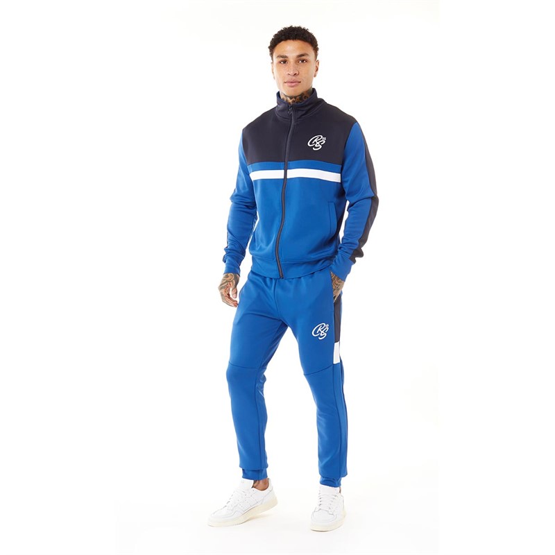 Crosshatch Mens Kamari Tracksuit True Blue