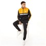 Crosshatch Mens Kamari Tracksuit Black/Yellow