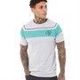 Crosshatch Mens Craftore T-Shirt Grey Marl