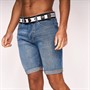 Crosshatch Short en jean Reesr Homme Denim