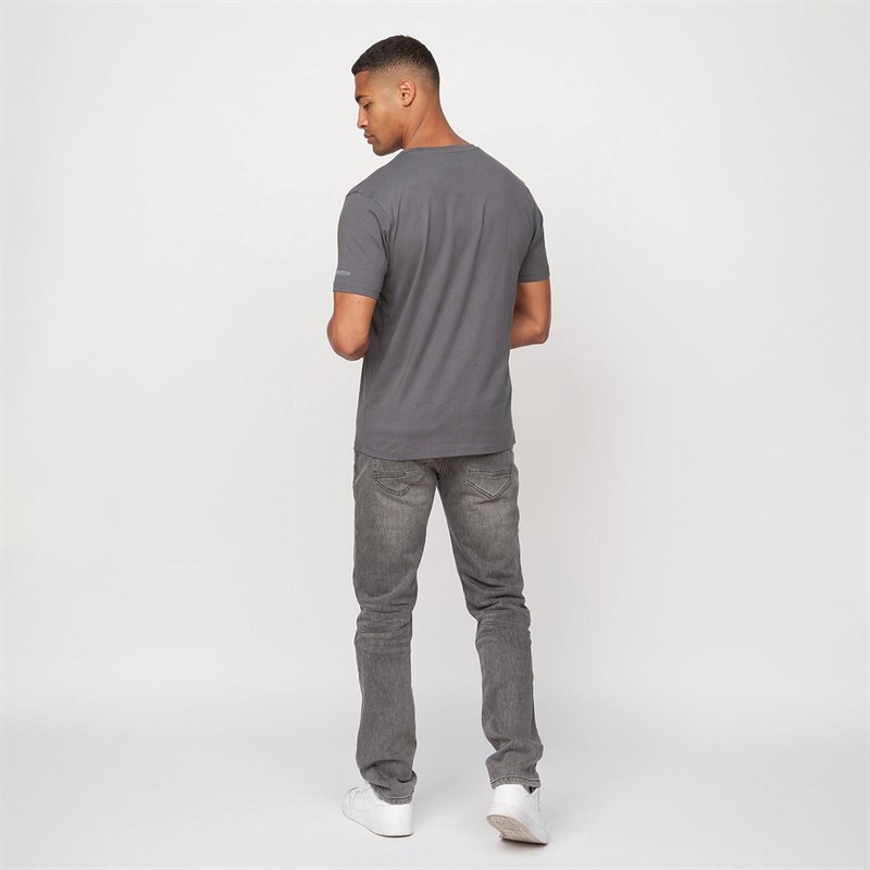 Crosshatch T-Shirts Pashka Homme Gris