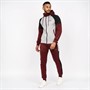 Crosshatch Survêtements Purbeck Tricot Panel Homme Bordeaux