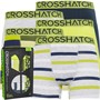 Crosshatch Mens Dipper Five Pack Boxers Yellow/Stripe/Grey/Stripe/Navy
