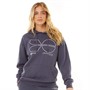 Crosshatch Womens Harrcourts Hoodie Ombre Blue