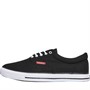 Crosshatch Heren Skywalk Canvas en gympen Zwart