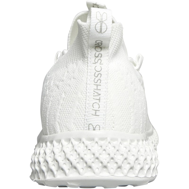 Crosshatch Heren Lewth Sneakers Wit