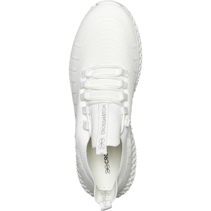 Crosshatch Heren Lewth Sneakers Wit