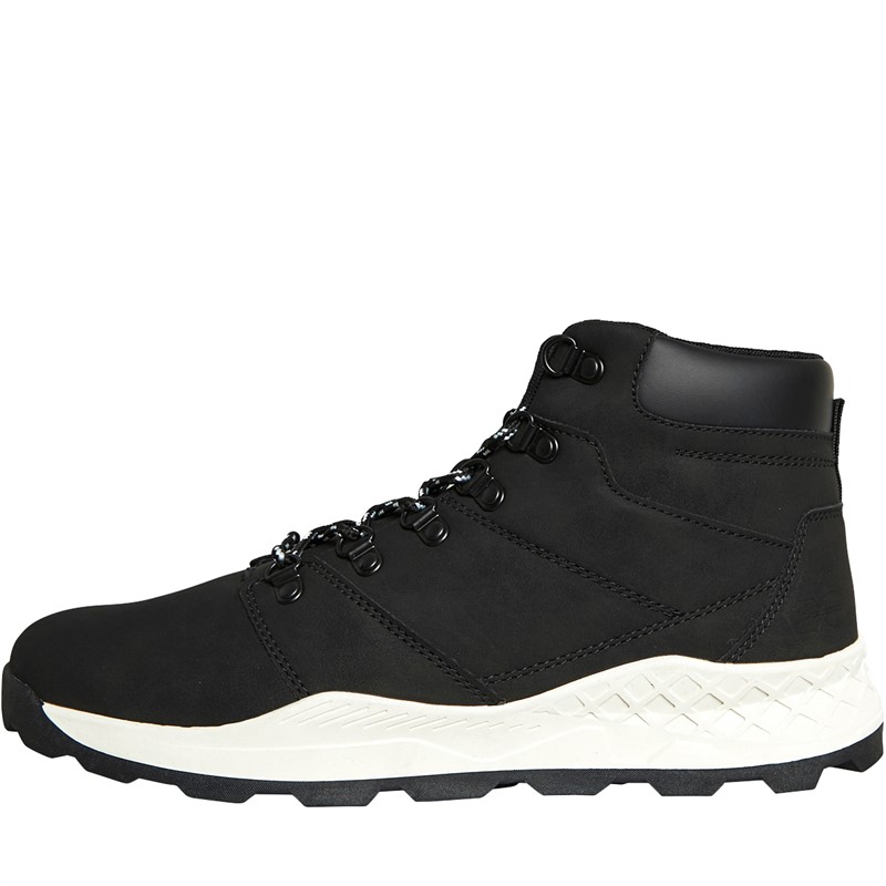 Buy Crosshatch Mens Kenwyn Boots Black/White