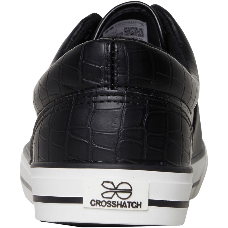 Crosshatch Mens Frazer Trainers Black