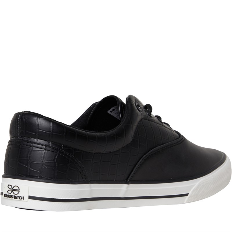 Crosshatch Mens Frazer Trainers Black