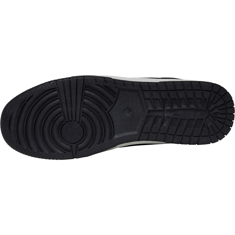 Crosshatch Mens Witham Trainers Black/White